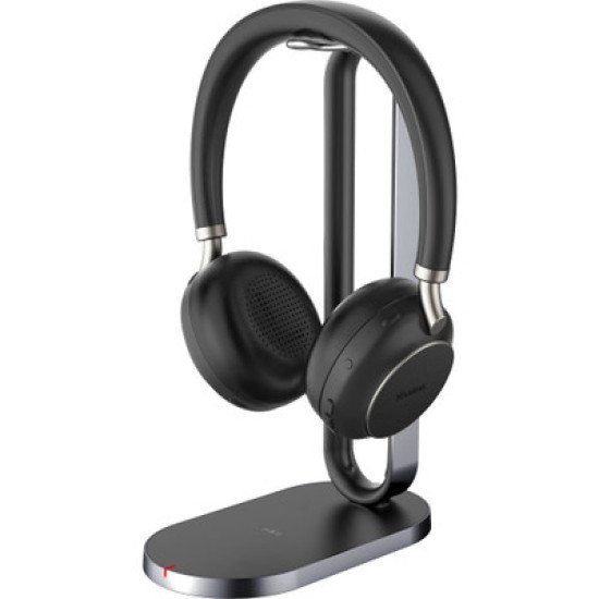 Yealink BH76 Casque Sans fil Arceau Appels/Musique USB Type-A Bluetooth Socle de chargement Noir Yealink BH76 Casque Sans fil Arceau Appels/Musique USB Type-A Bluetooth Socle de chargement Noir