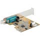 StarTech.com Carte Série PCI Express à 1 port - Carte d'Extension Série PCIe vers RS232 (DB9) - Adaptateur PCIe avec UART 16C1050, Supports Standard ou Profil Bas - Rétention COM, Windows et Linux