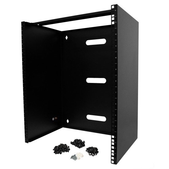 StarTech.com RACK-14U-14-BRACKET étagère Rack monté sur le mur Noir