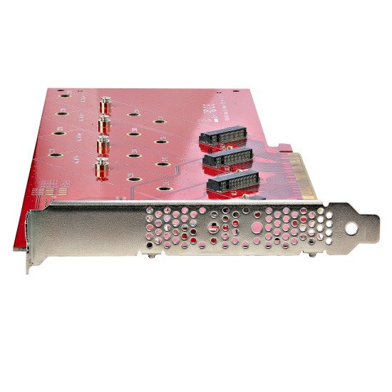 StarTech.com QUAD-M2-PCIE-CARD-B carte et adaptateur d'interfaces Interne M.2