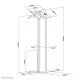 Neomounts by Newstar support au sol pour tablettes Neomounts by Newstar support au sol pour tablettes