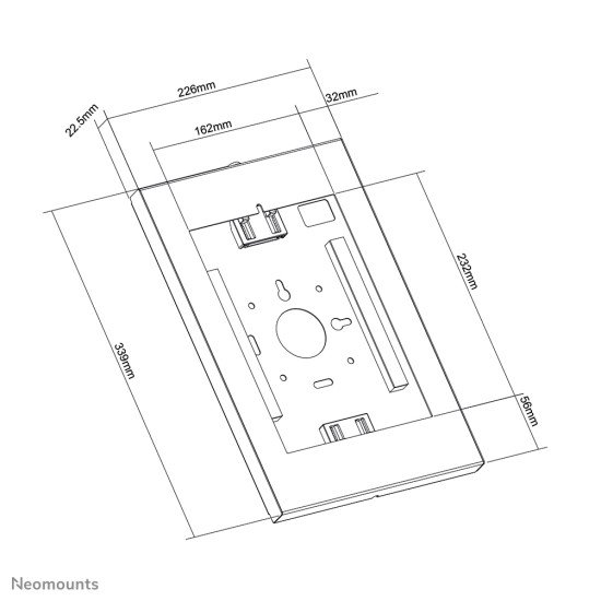 Neomounts by Newstar support mural pour tablettes