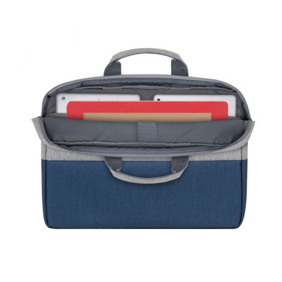 Rivacase 7532 sacoche d'ordinateurs portables 39,6 cm (15.6") Malette Bleu, Gris