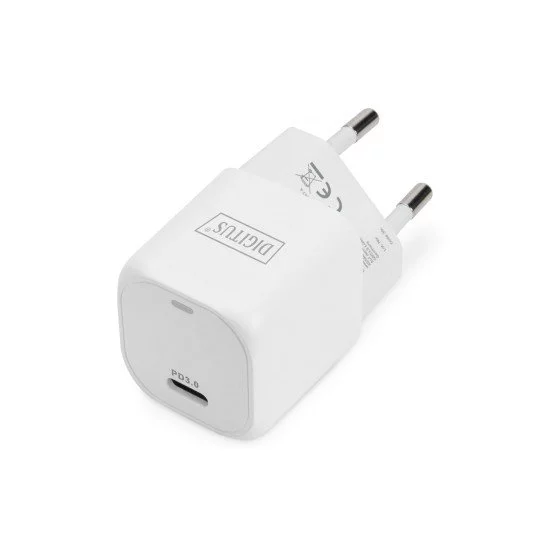 Digitus Adaptateur de charge Mini USB-C™, 20 W Digitus Adaptateur de charge Mini USB-C™, 20 W
