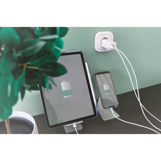 Digitus Chargeur USB, 1 x USB A / 1 x USB-C, 30W