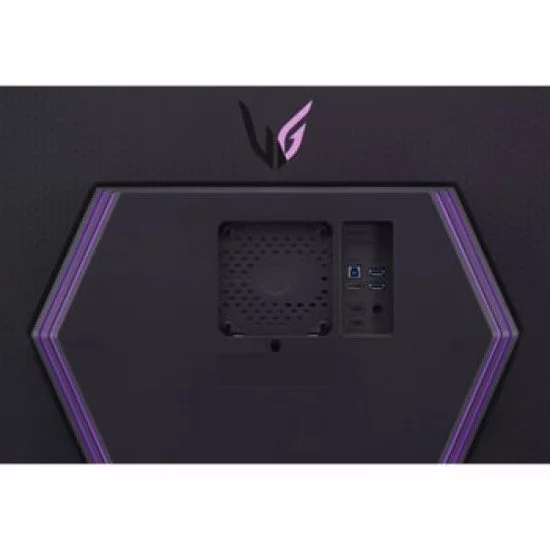 LG 32GR93U-B écran PC 80 cm (31.5") 3840 x 2160 pixels 4K Ultra HD LCD Noir, Gris, Violet