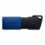 Kingston Technology DataTraveler Exodia M lecteur USB flash 64 Go USB Type-A 3.2 Gen 1 (3.1 Gen 1) Noir, Bleu Kingston Technology DataTraveler Exodia M lecteur USB flash 64 Go USB Type-A 3.2 Gen 1 (3.1 Gen 1) Noir, Bleu