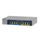 NETGEAR MS108UP Non-géré 2.5G Ethernet (100/1000/2500) Connexion Ethernet, supportant l'alimentation via ce port (PoE)