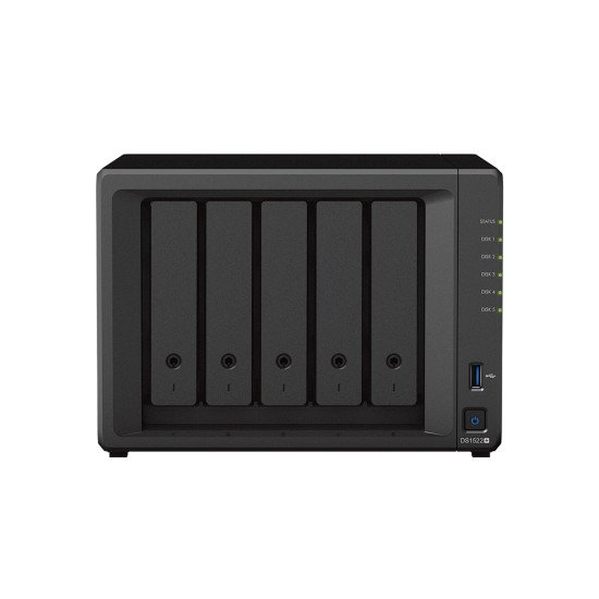 Synology DiskStation DS1522+ serveur de stockage NAS Tower Ethernet/LAN Noir R1600