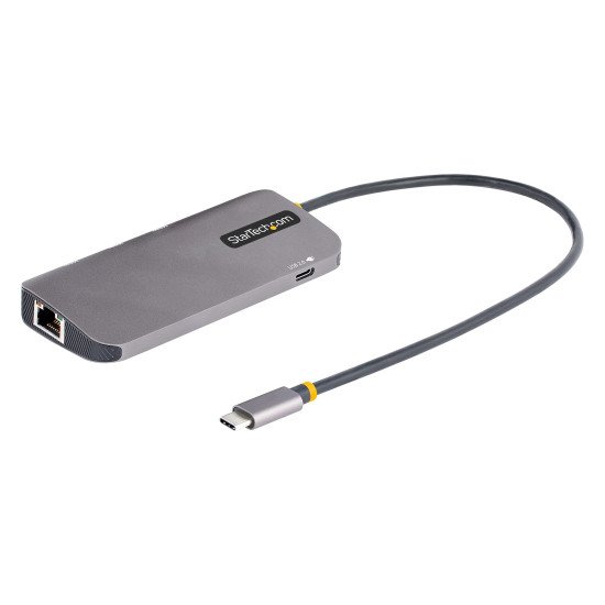 StarTech.com Adaptateur Multiport USB C - Adaptateur USB C vers HDMI 4K 60Hz - Hub USB A 3.2, 5Gbps à 3 ports - 100W Power Delivery PassTrough - Dock USB C avec Câble de 30cm - Station d'accueil PC Portable