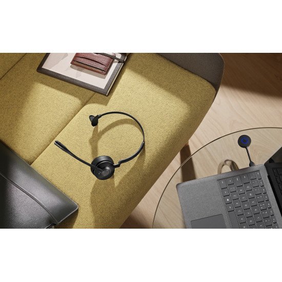 Jabra ENGAGE 55 UC STEREO Casque Sans fil Arceau Bureau/Centre d'appels Noir