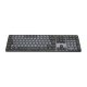 Logitech MX Mechanical clavier RF sans fil + Bluetooth QWERTY Anglais britannique Graphite, Gris