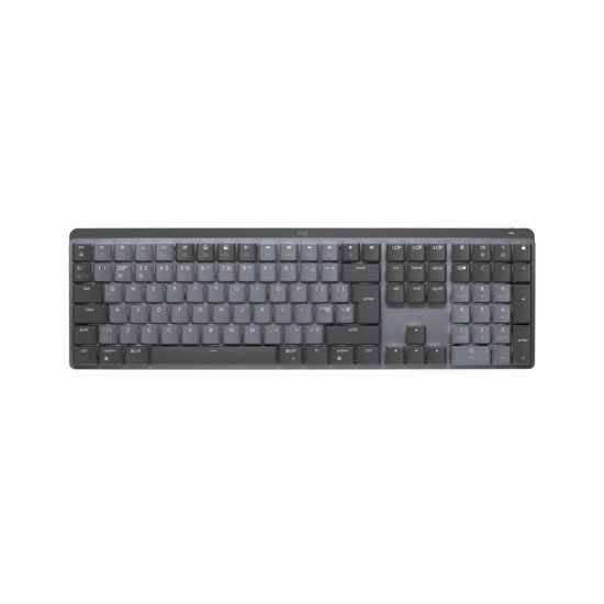 Logitech MX Mechanical clavier RF sans fil + Bluetooth QWERTY Anglais britannique Graphite, Gris