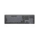 Logitech MX Mechanical clavier RF sans fil + Bluetooth QWERTY Anglais britannique Graphite, Gris