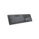 Logitech MX Mechanical clavier RF sans fil + Bluetooth QWERTY Anglais britannique Graphite, Gris