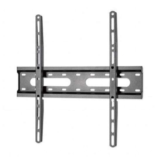 Manhattan Support mural pour TV/moniteurs (fixe, profil bas), écrans 32" à 55", Compatibilité VESA : de 75x75 à 400x400 mm (vérifiez les dimensions des quatre trous de fixation à l'arrière), charge max. 45 kg, noir