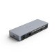 HYPER HD-GD1000-EU station d'accueil USB 3.2 Gen 1 (3.1 Gen 1) Type-C Argent