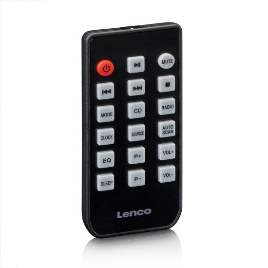 Lenco MC-030BK ensemble audio pour la maison Système micro audio domestique 10 W Noir