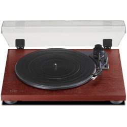 TEAC TN-180BT-A3 Tourne-disque entraîné par courroie Noir, Cerise