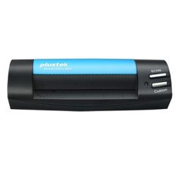 Plustek MobileOffice S602 Numériseur de cartes de visite 1200 x 1200 DPI A6 Noir, Bleu