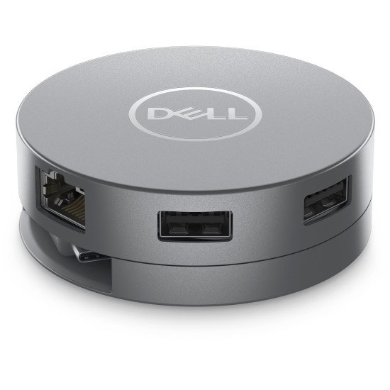 DELL DA305 Avec fil USB 3.2 Gen 2 (3.1 Gen 2) Type-C Argent