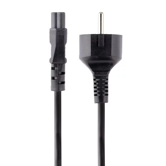 StarTech.com Câble d'Alimentation pour Ordinateur Portable de 3m - Prise EU vers Connecteur C5, 2,5A 250V - Cordon d'Alimentation Clover Leaf/Mickey Mouse - Cordon Alimentation PC Portable StarTech.com Câble d'Alimentation pour Ordinateur Portable de 3m - Prise EU vers Connecteur C5, 2,5A 250V - Cordon d'Alimentation Clover Leaf/Mickey Mouse - Cordon Alimentation PC Portable