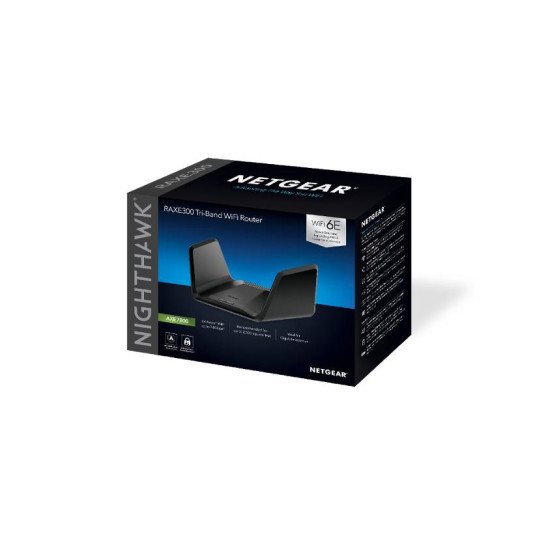 NETGEAR Nighthawk RAXE300 routeur sans fil Gigabit Ethernet Tri-bande (2,4 GHz / 5 GHz / 5 GHz) Noir