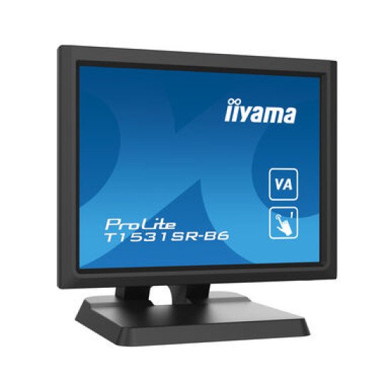 iiyama ProLite T1531SR-B6 moniteur à écran tactile 38,1 cm (15") 1024 x 768 pixels Noir iiyama ProLite T1531SR-B6 moniteur à écran tactile 38,1 cm (15") 1024 x 768 pixels Noir
