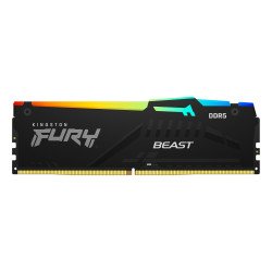 Kingston Technology FURY Beast RGB module de mémoire 64 Go 4 x 16 Go DDR5 5200 MHz Kingston Technology FURY Beast RGB module de mémoire 64 Go 4 x 16 Go DDR5 5200 MHz