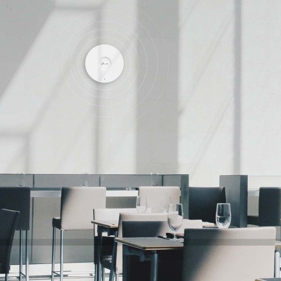 TP-Link EAP610 V2 point d'accès réseaux locaux sans fil 1800 Mbit/s Blanc Connexion Ethernet POE