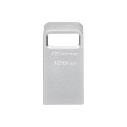 Kingston Technology DataTraveler Micro lecteur USB flash 128 Go USB Type-A 3.2 Gen 1 (3.1 Gen 1) Argent Kingston Technology DataTraveler Micro lecteur USB flash 128 Go USB Type-A 3.2 Gen 1 (3.1 Gen 1) Argent