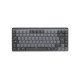 Logitech MX Mini Mechanical clavier RF sans fil + Bluetooth QWERTZ Allemand Graphite, Gris