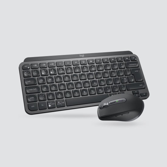 Logitech MX Keys Mini Combo for Business clavier Souris incluse RF sans fil + Bluetooth QWERTY US International Graphite