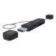 ICY BOX Lecteur de cartes 3 en 1 via l'interface USB Type-A & USB Type-C