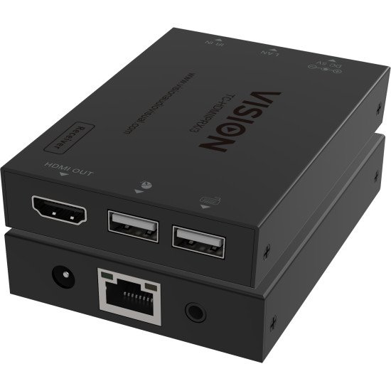 Vision HDMI-over-IP Receiver Récepteur AV Noir