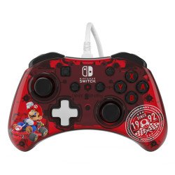 PDP Rock Candy: Mario Punch Rouge, Translucide USB Manette de jeu Analogique/Numérique Nintendo Switch, Nintendo Switch Lite, Nintendo Switch OLED PDP Rock Candy: Mario Punch Rouge, Translucide USB Manette de jeu Analogique/Numérique Nintendo Switch, Nintendo Switch Lite, Nintendo Switch OLED