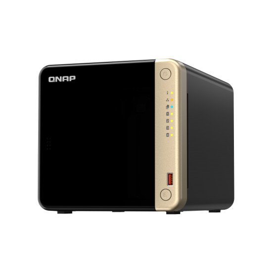 QNAP TS-464-4G serveur de stockage NAS Tower Ethernet/LAN Noir