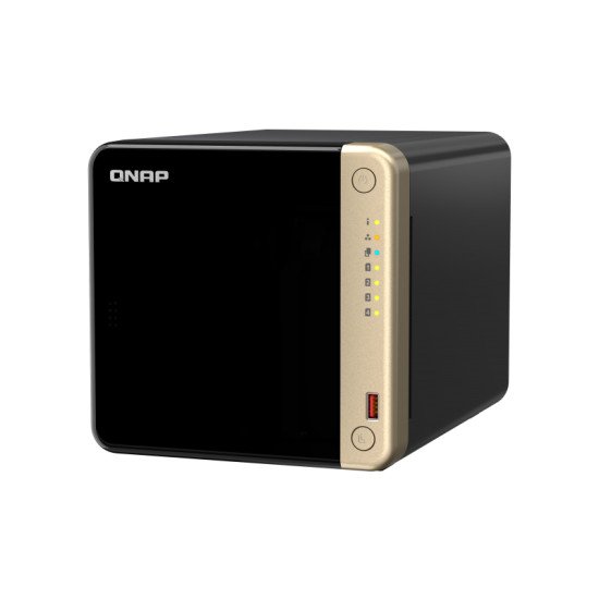 QNAP TS-464-4G serveur de stockage NAS Tower Ethernet/LAN Noir