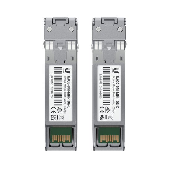 Ubiquiti Networks UACC-OM-MM-10G-D-2 module émetteur-récepteur de réseau Fibre optique 10000 Mbit/s 850 nm