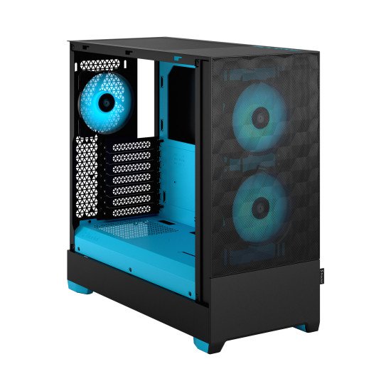 Fractal Design Pop Air Tower Noir, Cyan Fractal Design Pop Air Tower Noir, Cyan