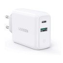 Ugreen 60468 chargeur d'appareils mobiles Blanc Intérieure