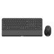 Philips 6000 series SPT6607B/00 clavier Souris incluse RF sans fil + Bluetooth Anglais américain Noir