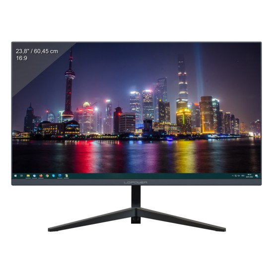 LC-Power LC-M24-FHD-75 écran plat de PC 60,5 cm (23.8") 1920 x 1080 pixels Full HD Noir