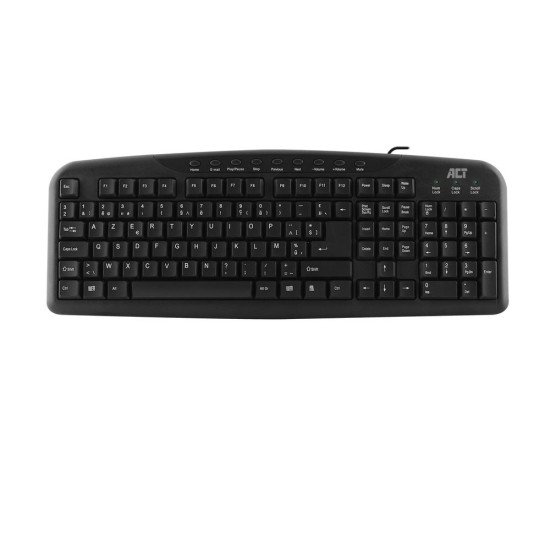 ACT AC5405 clavier USB AZERTY Belge Noir