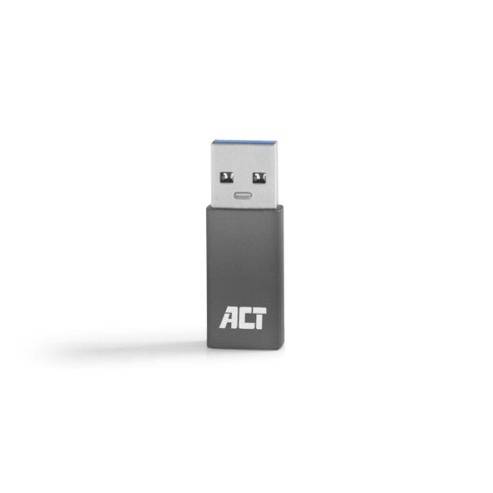 ACT AC7375 changeur de genre de câble USB Type-C USB Type-A Gris