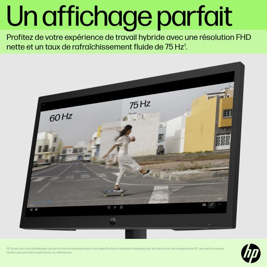 HP P22v G5 54,5 cm (21.4") 1920 x 1080 pixels Full HD Noir