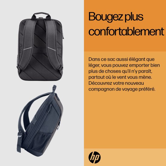 HP Sac à dos pour ordinateur portable 15,6 pouces Travel 18 litres (bleu nuit) HP Sac à dos pour ordinateur portable 15,6 pouces Travel 18 litres (bleu nuit)