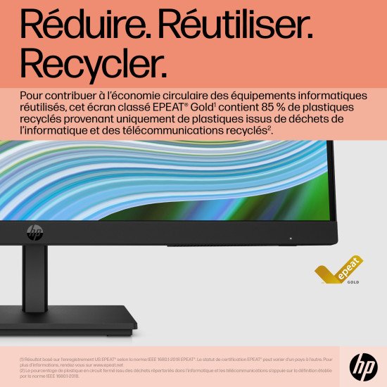 HP P24 G5 60,5 cm (23.8") 1920 x 1080 pixels Full HD LCD Noir