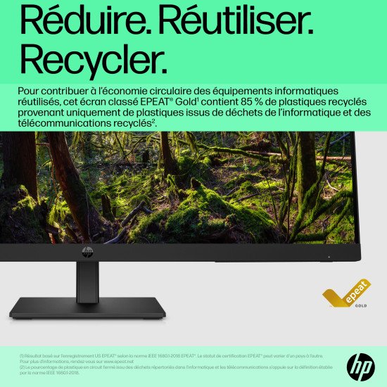 HP P32u G5 80 cm (31.5") 2560 x 1440 pixels Quad HD Noir