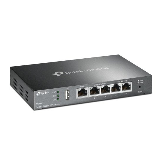 TP-Link ER605 v2 Routeur connecté Gigabit Ethernet Noir